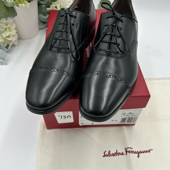 Men’s Salvatore, Ferragamo cap to Oxford size 8E made in Italy - Picture 7 of 10